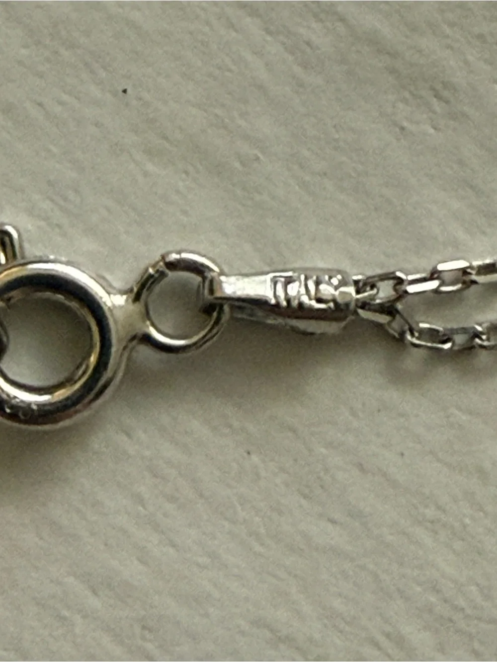 Sterling Silver 925 Italy Pavé CZ Script Love Double Chain Bracelet